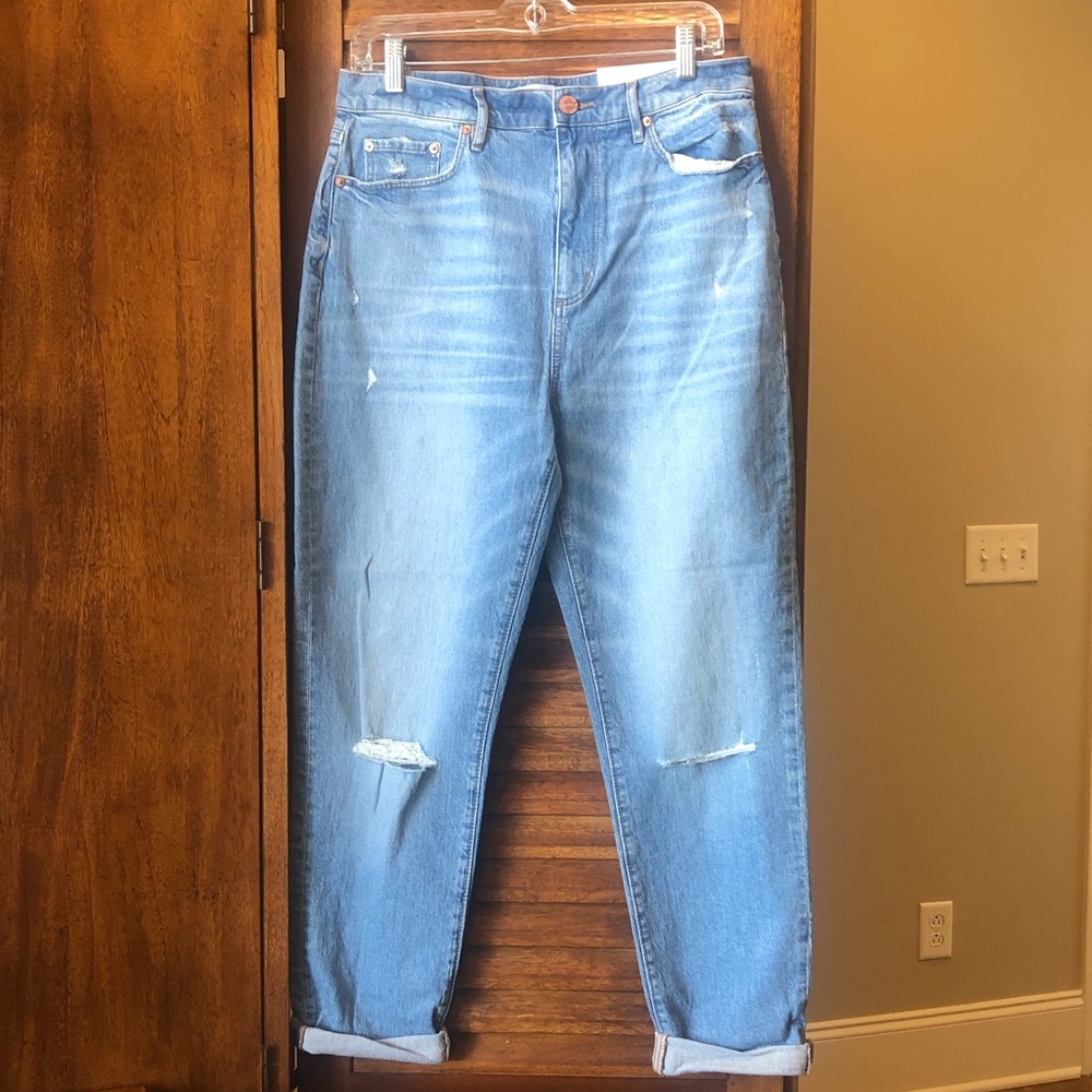 LOFT High Waist Boyfriend Jeans - size 28(6)